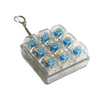 Shuade Interruptor de 4 / 9 teclas, probador, interruptores de muestra, teclados mecánicos, herramienta de prueba de teclado, llavero, colgante, juguete, probador de teclados mecánicos