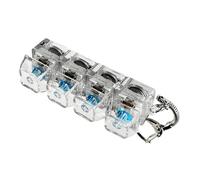 Shuade Interruptor de 4 / 9 teclas, probador, interruptores de muestra, teclados mecánicos, herramienta de prueba de teclado, llavero, colgante, juguete, probador de teclados mecánicos