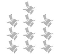 Shuade Juego de 10 soportes de exhibición de cristal acrílico transparente para decoración de mesa de boda, soporte de teléfono, Large, como se describe