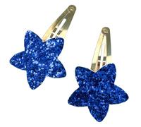 Shuade Pinza para el pelo de estrella con purpurina para mujeres y niñas, accesorios estéticos, 2 unidades