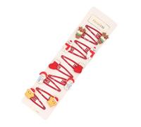 Shuade Pinzas para el pelo de Navidad para niñas, diseño de Papá Noel, reno, muñeco de nieve, pasadores temáticos, accesorios de vacaciones