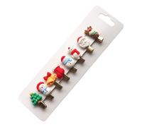 Shuade Pinzas para el pelo de Navidad para niñas, diseño de Papá Noel, reno, muñeco de nieve, pasadores temáticos, accesorios de vacaciones