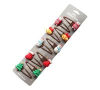 Shuade Pinzas para el pelo de Navidad para niñas, diseño de Papá Noel, reno, muñeco de nieve, pasadores temáticos, accesorios de vacaciones