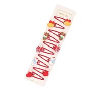 Shuade Pinzas para el pelo de Navidad para niñas, diseño de Papá Noel, reno, muñeco de nieve, pasadores temáticos, accesorios de vacaciones