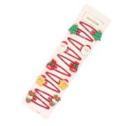 Shuade Pinzas para el pelo de Navidad para niñas, diseño de Papá Noel, reno, muñeco de nieve, pasadores temáticos, accesorios de vacaciones