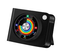 Shuade Temporizadores visuales de cuenta regresiva, accesorios silenciosos, herramienta de gestión del tiempo de ABS negro para hogares, gimnasio, cocina, cronómetros