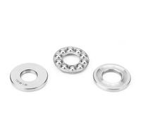 SHUAIGUO 5PCS 51201 Cojinete de Empuje de Bola Axial, Columna Simple, Piezas Hardware Empuje Plano bajo Ruido, Acero Premium, Alta Precisión para Maquinaria y equipo.