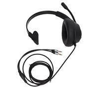 SHUAIGUO Auriculares Monoaurales con Cable Cancelación de Ruido Diseño Liviano Plug and Play para Servicio Al Cliente Oficina en el Hogar Negro