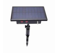SHUAIGUO Bebedero Solar de Alto Caudal 400ml/min para 10 Plantas en Maceta Ideal para Invernaderos (Negro)