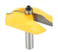 SHUAIGUO Broca de Enrutador de Panel Elevado 1/2in Shank, Herramienta Carbida Cementada con Recubrimiento Calor Amarillo, para Enrutadores Madera Eléctricos Madera.