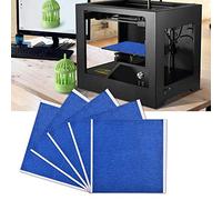 SHUAIGUO Cinta Adhesiva Adhesiva para Impresora 3D de Alta Resistencia, 5 Piezas de 210 X 200 Mm para Cama Caliente, Elegante Diseño Papel crepé