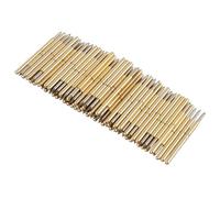 SHUAIGUO Conjunto de Sonda de Prueba Pin 100pcs POGO P50J1 P50B1 P75B1 P75E2 P100E2 Spring Redondo 3A para Pruebas y Reparaciones Electrónicas