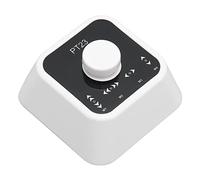 SHUAIGUO Controlador de Pedal de Turner Página Multimedia, Recargable con Duración la Batería 73 Horas, Admite/iOS, Cuatro Modos para Tableta/teléfono (Blanco)