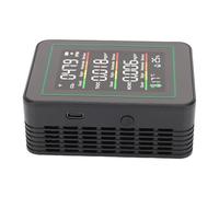 SHUAIGUO Detector HCHO TVOC, Monitor de Calidad del Aire 5 en 1 con Conexión WiFi para el Hogar, Oficina, Aula, Gimnasio, Invernadero (MT11NW Negro, Sensor infrarrojo WiFi)