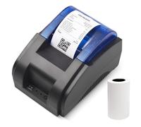 SHUAIGUO Impresora de escritorio 58 mm USB + BT, 203 DPI, impresión directa térmica, compatible con Windows/Linux/Mac/Android/iOS, soporte de alta velocidad, comando ESC/POS