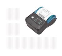 SHUAIGUO Impresora térmica de recibos portátil 58 mm mini 2 pulgadas 11 rollos papel térmico USB BT