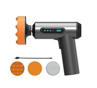 SHUAIGUO Máquina pulidora inalámbrica para coche, kit de pulidor de búfer inalámbrico, carga USB, pantalla digital para detalles/encerado del coche del hogar (sin moler naste)