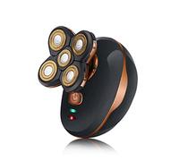 SHUAIGUO Maquinilla de afeitar eléctrica para hombres Kit de afeitadora de pelo lavable multifuncional Clipper Groomer Maquinilla de afeitar de barba de cinco cuchillas recargable