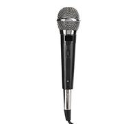 SHUAIGUO Micrófono Dinámico con Cable de YS-226, Micrófono de Bobina Móvil Mano Unidireccional para Eventos DVD KTV, Metal Plástico Larga Duración