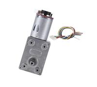 SHUAIGUO Motor Engraneado de 12 V con Codificador de Alto Torque Reducción del Engranaje Motor Reducción la Autoevaluación y Larga Vida útil para la Automatización Robótica y Proyectos Bricolaje