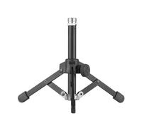 SHUAIGUO MS12 Mini Trípode de Sobremesa Plegable para Micrófono, Soporte para Micrófono, Patas de Goma Antideslizantes, Material Hierro Primera Calidad, Diseño Resistente Reuniones, Conferencias