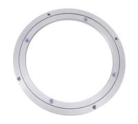 SHUAIGUO Placa de Cojinete de Aleación Aluminio Soporte Giratorio Servicio Pesado para Puestos Televisión Decoración Pasteles Pantallas 360 Grados Base Giratoria (10 pulgadas*H8.5 mm)