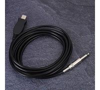 SHUAIGUO Portable Guitar USB Cable Shielded with A/D Conversion for (3