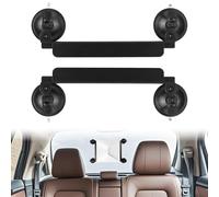 SHUAIGUO Robusto Juego de Montaje con Ventosas para Techos Corredizos de Automóviles con Cuatro Ventosas y Opciones Colocación Flexibles, Ideal para Viajes Larga Distancia (Negro)