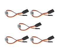 SHUAIGUO Servo Reverser para Inversor de Rotación de Engranajes Dirección RC 3.6 a 24 V, Kit 5 Piezas Material ABS, Fácil Instalación para Barcos RC y Aviones