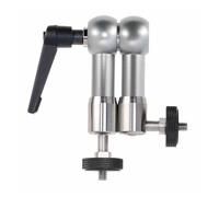 SHUAIGUO Soporte de Brazo para Linterna, Soporte para Monitor, Estructura Estable y Amplia Compatibilidad Cámaras DSLR, Luces LED, Micrófonos, Control Preciso Creadores de Contenido, Rosca Interna