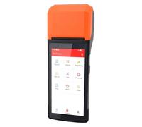SHUAIGUO Terminal PDA Portátil 13,0 POS, Pantalla Táctil de 5,5 Pulgadas, Escáner de Código Barras 1D/2D, Comunicación 4G BT, Impresión Térmica Etiquetas para Venta Minorista