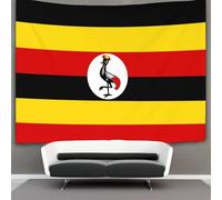 SHUAIOIN Uganda Estampado 3D Tapices Decoración De Pared Estética Tapiz De Pared Paño De Pared Decoración Para Dormitorio O Sala De Estar Tapiz 180cmx230cm