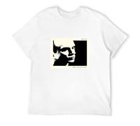 SHUANG YUE Brian Eno T Shirt Before and After Science Vinyl Cover T-Shirt WhiteXL