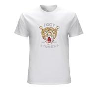 SHUANG YUE Iggy and The Stooges Cheetah Men S-23 T-Shirt T-Shirt White3XL