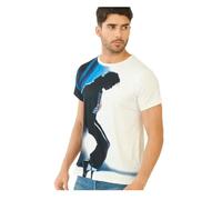 Shuanghao Camisetas para Hombre Mujer Algodón OLODUM Memorial Blancos Camisetas Navidad Halloween Cosplay Billie Jean Suave Suelto Cómodo Moda Disfraz T-Shirts