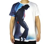 Shuanghao Camisetas para Hombre Mujer Cotton Algodón Costumes Halloween Navidad Moon Space Walking Dance Cosplay Fiestas Punk Retro 3D Print Memorial Suave Cómodo Moda Disfraz Top T-Shirts Blanco XL