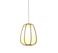 SHUANGZ Bambú De Cabecera Colgante De Luz E27 Cabezal Único Pequeña Luz Colgante Pantalla De Tela Ajustable Luminaria Colgante para Iluminación Decorativa del Pasillo Utilizado para Estudio, Sala