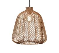 SHUANGZ Lámpara Colgante De Arte Wabi-sabi Con Pantalla De Cesta De Ratán, Estilo
