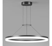 SHUANGZ Lámpara Colgante De Techo LED Moderna Para Comedor, Sala De Estar, Dormitorio, 21 W, 1 Anillo, Luces De Techo Circulares, Lámpara De Suspensión, Lámpara De Montaje Semiempotrado,