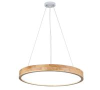 SHUANGZ Lámpara Colgante Redonda Minimalista Moderna Lámpara De Techo De Madera De 11,8 Pulgadas Con Montaje Semiempotrado Para Comedor, Oficina, Sala De Estar Lámpara De Techo Colgante