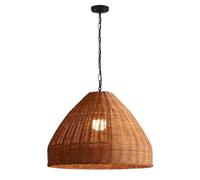 SHUANGZ Lámpara De Araña De Ratán Estilo Costero, Estilo Rústico, Para Dormitorio. Pantalla De Mimbre Para Techo. Para Sala De Estar Y Cocina. Lámpara Colgante De Techo. Lámpara