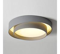 SHUANGZ Lámpara De Techo LED Luz De Techo Redonda Ahorro De Energía De Luz De Tres Tonos Accesorio De Iluminación De Montaje Empotrado Iluminación De Techo De Diseño De Emisión Lateral Habitación