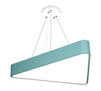 SHUANGZ Lámpara De Techo LED Moderna Lámpara De Oficina, Sin Parpadeo, No Regulable Lámpara Colgante De Luz Blanca Fría, Lámpara De Isla De Aluminio Para Comedor Y Sala De Estar