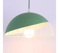 SHUANGZ Lámparas De Araña Contemporáneas De Color Macarrón Lámpara De Techo Colgante Semicircular Para Comedor Lámpara Colgante Industrial De Aluminio Con Forma De Cúpula Para Mesa Comedor