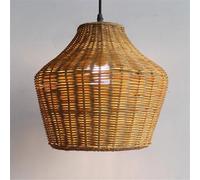 SHUANGZ Lámparas De Ratán Estilo Wabi-sabi, Lámparas Colgantes Individuales