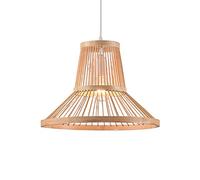 SHUANGZ Lámparas De Techo De Bambú, Luz Tejida con Forma De Cúpula 1 Luz Colgante Sombra Colgante De Marquesinas De Madera Luminaria De Ratán Natural Tejida A Mano para Isla De Cocina, Sala De