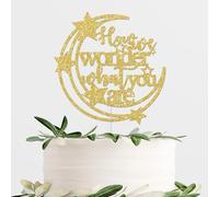 ShuanQ Decoración para tartas How We Wonder What You are - Decoración para tartas de fiesta de baby shower - Decoración de fiesta de revelación de género - Selecciones de pastel de fiesta de anuncio