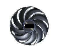 SHUAPOZ 2 Ventiladores 87MM 6PIN RX6600 GPU Ventilador CF9010H12D para Zafiro para Nitro + para AMD para Tarjeta gráfica Radeon RX 6600 XT(Silver)