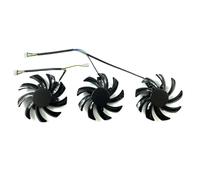 SHUAPOZ 87MM T129215SU para PNY RTX4070ti 4070ti S para Tarjeta gráfica Verto Triple Fan OC(Set of Three Fans)