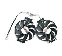 SHUAPOZ FDC10H12S9-C T129215SU 0.45A 6Pin para RTX 2060 GPU Ventilador para ASUS para GTX 1660 1660Ti Dual EVO OC RTX2070 refrigeración de Tarjeta gráfica(FDC10H12S9-C)